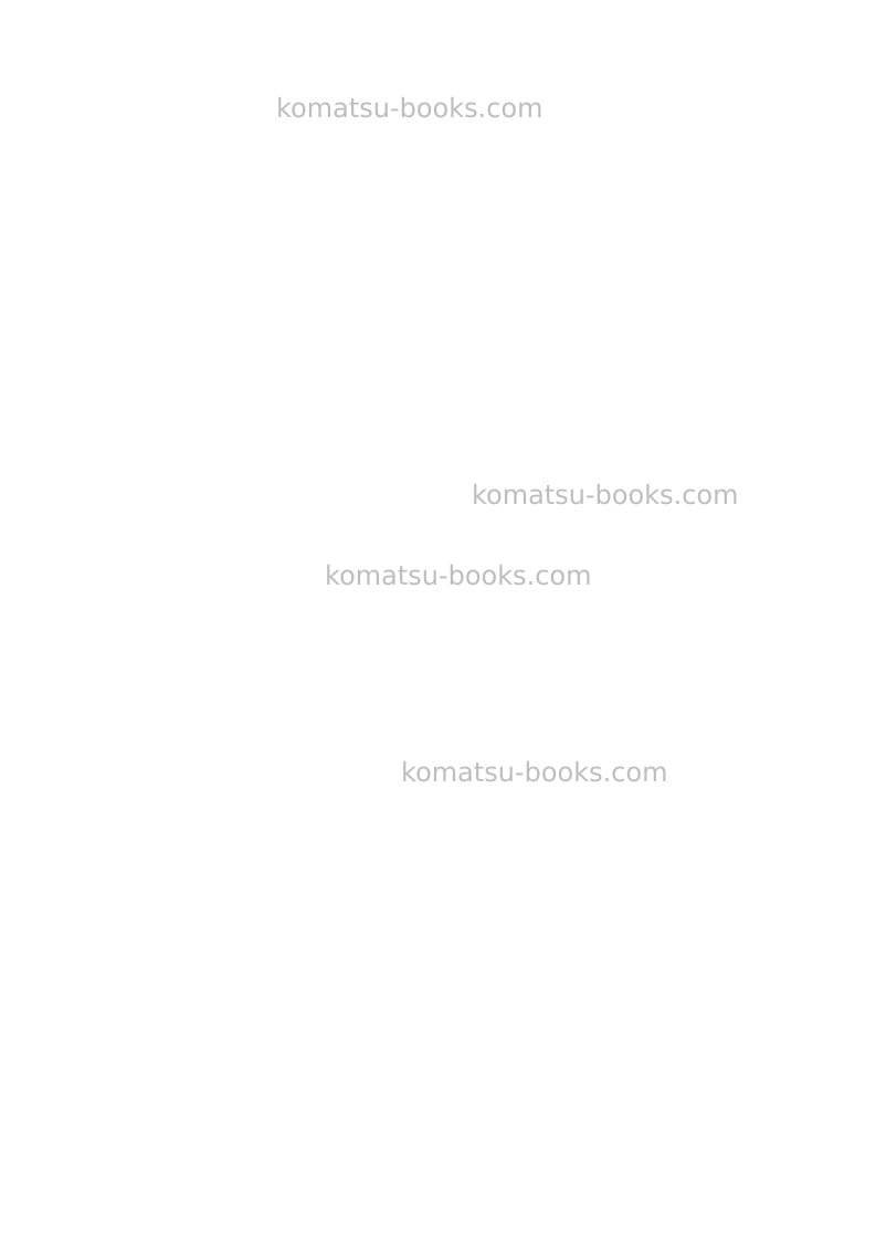 Komatsu pc200lc-8tha-ecot Repair & maintenance cover Page 2 Komatsu pc200lc-8tha-ecot Repair & maintenance cover Page 2