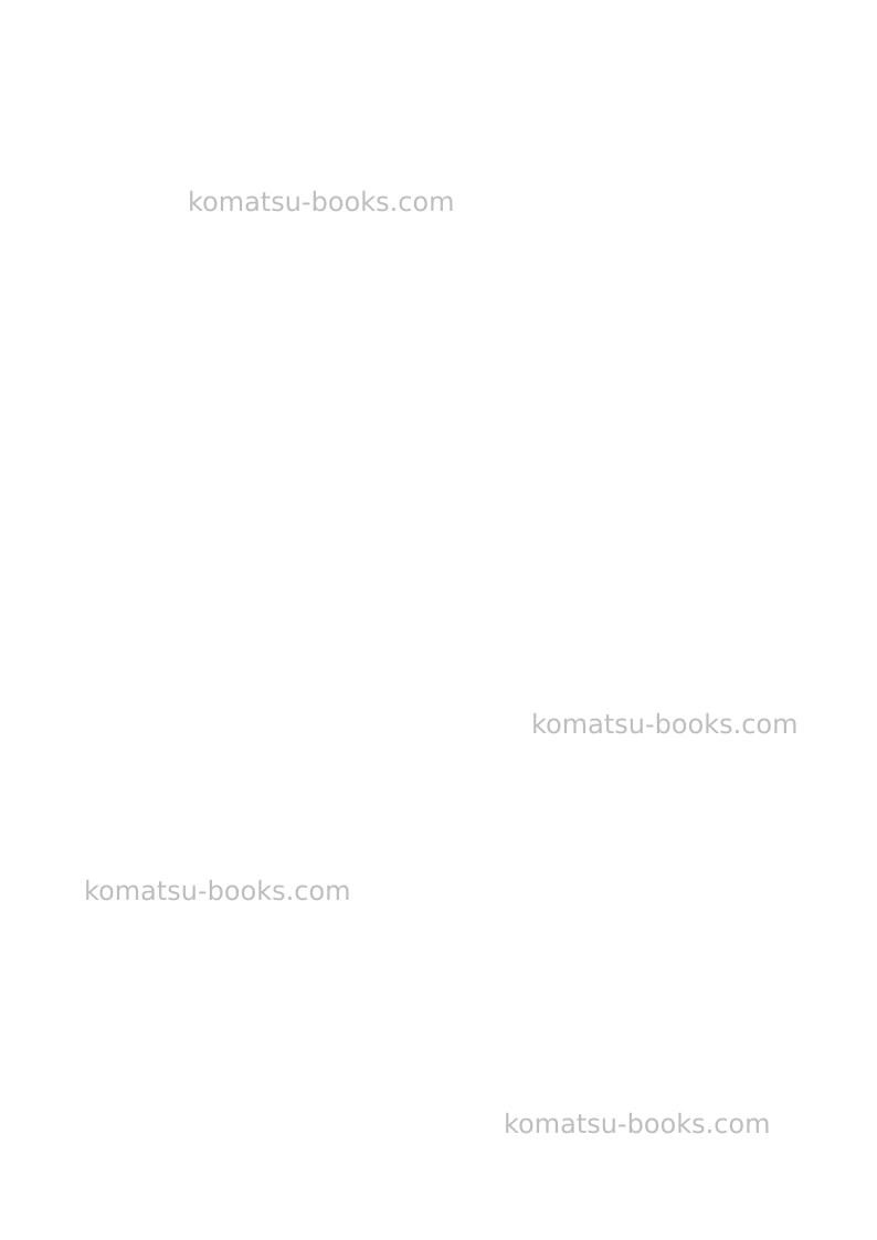 Komatsu hm350-2jpn Repair & maintenance cover Page 2 Komatsu hm350-2jpn Repair & maintenance cover Page 2