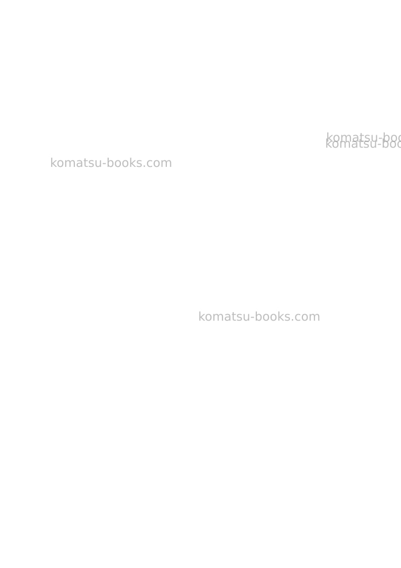 Komatsu wa500-6jpn-r Repair & maintenance cover Page 2 Komatsu wa500-6jpn-r Repair & maintenance cover Page 2