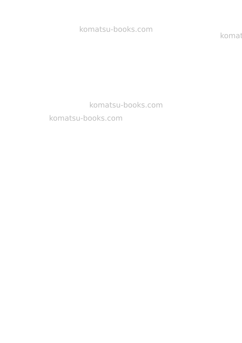 Komatsu pc78us-8jpn-for eu Repair & maintenance cover Page 2 Komatsu pc78us-8jpn-for eu Repair & maintenance cover Page 2