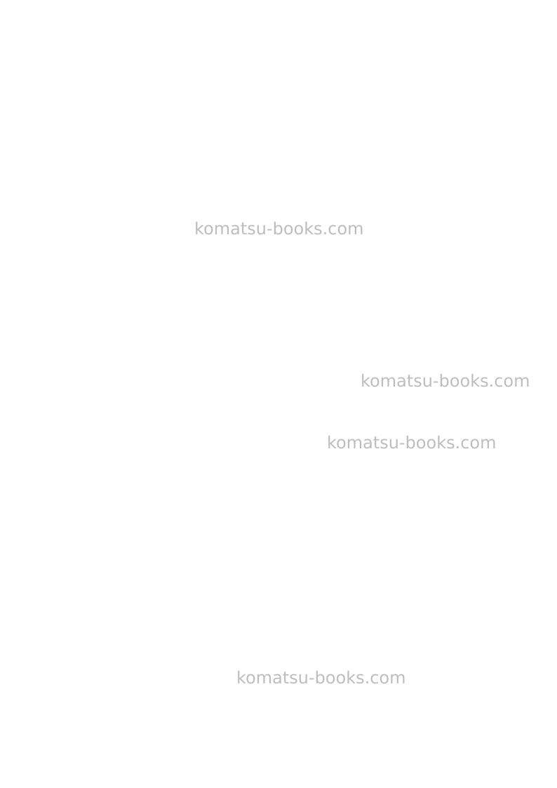 Komatsu d375a-6jpn Repair & maintenance cover Page 2 Komatsu d375a-6jpn Repair & maintenance cover Page 2