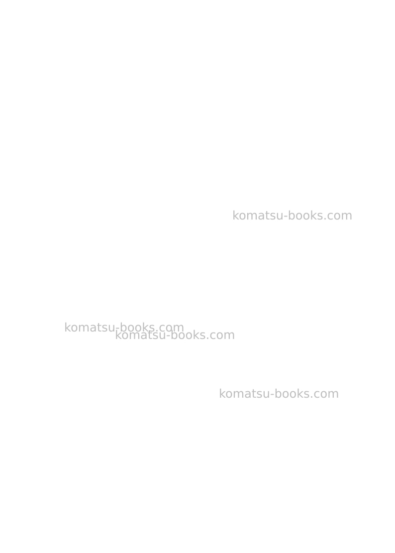 Komatsu pc800lc-8jpn-e0 Repair & maintenance cover Page 2 Komatsu pc800lc-8jpn-e0 Repair & maintenance cover Page 2
