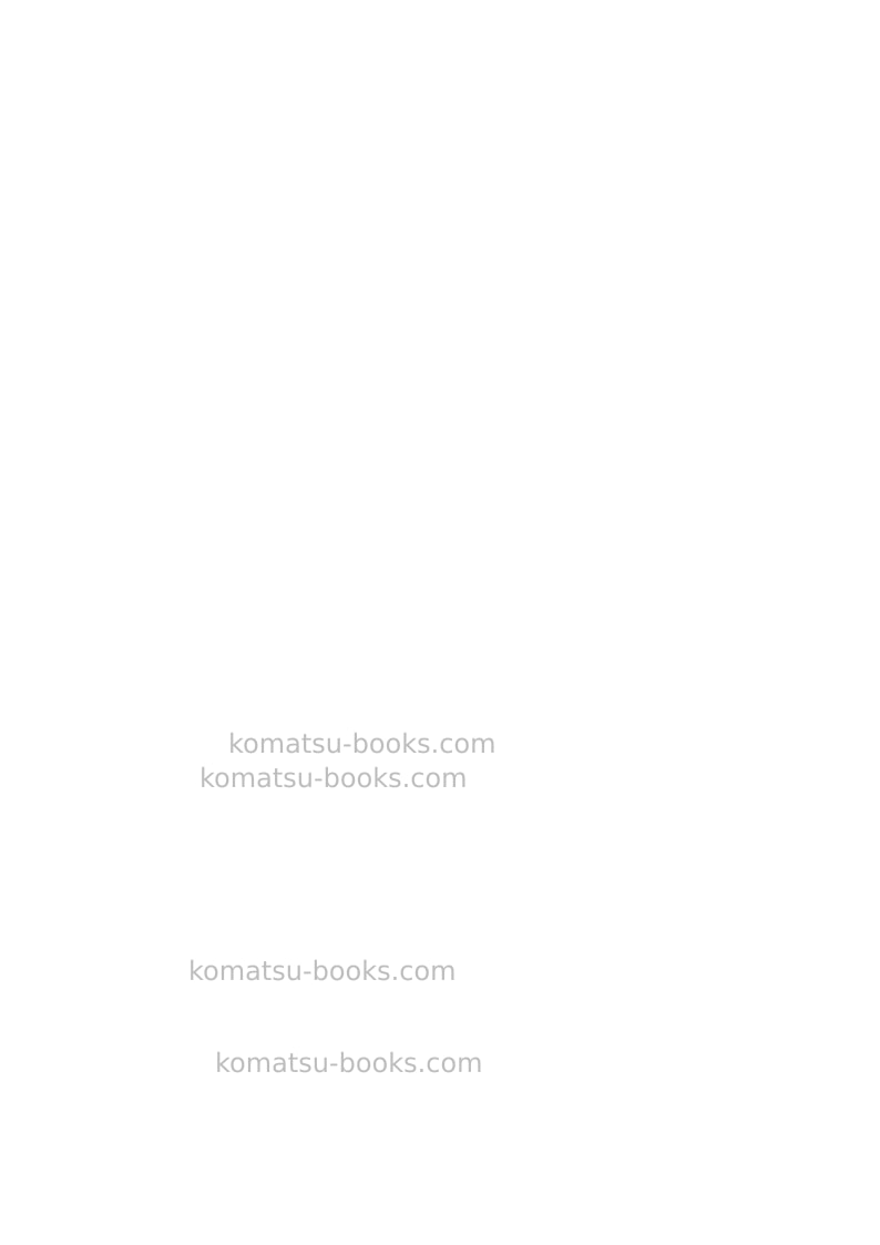Komatsu 140e-6 seriesjpn Repair & maintenance cover Page 2 Komatsu 140e-6 seriesjpn Repair & maintenance cover Page 2