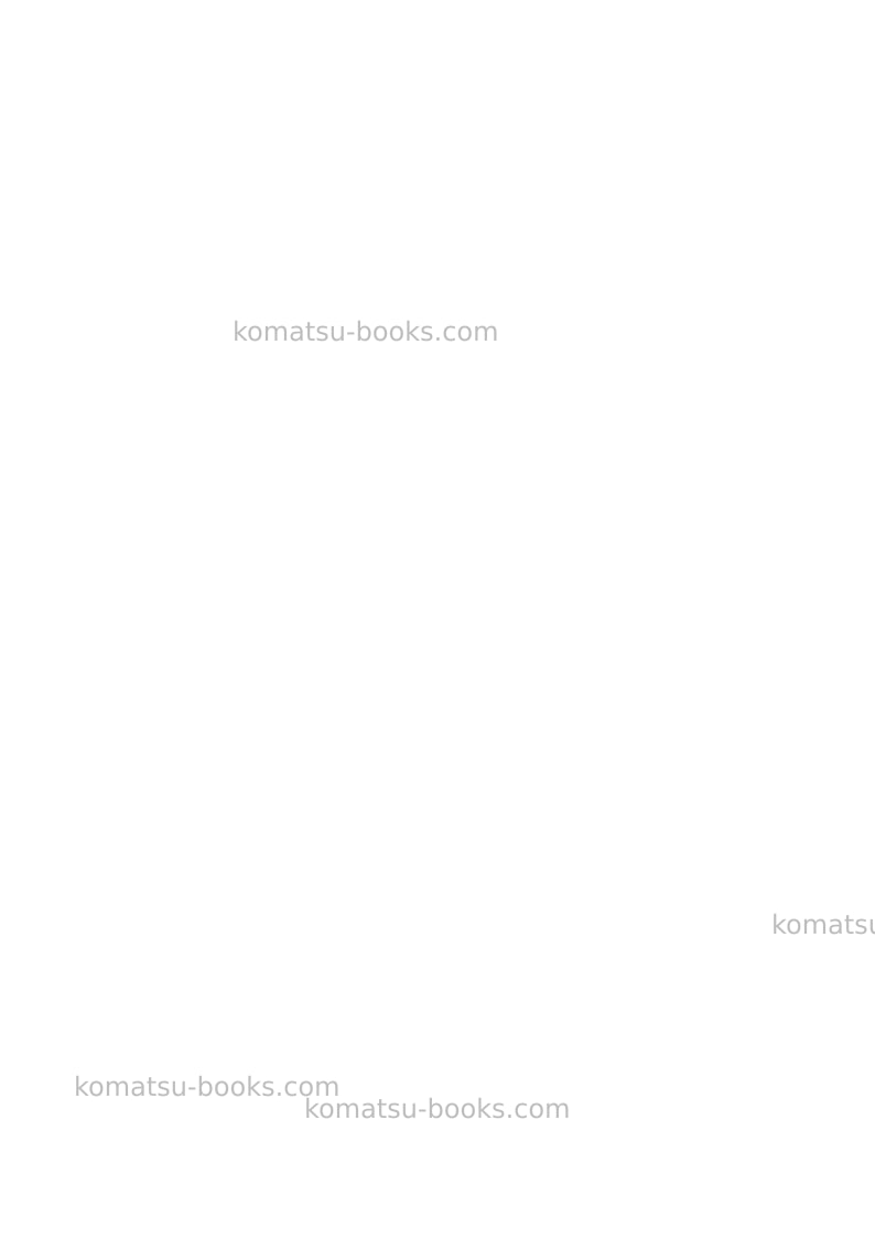 Komatsu gd755-5jpn-r Repair & maintenance cover Page 2