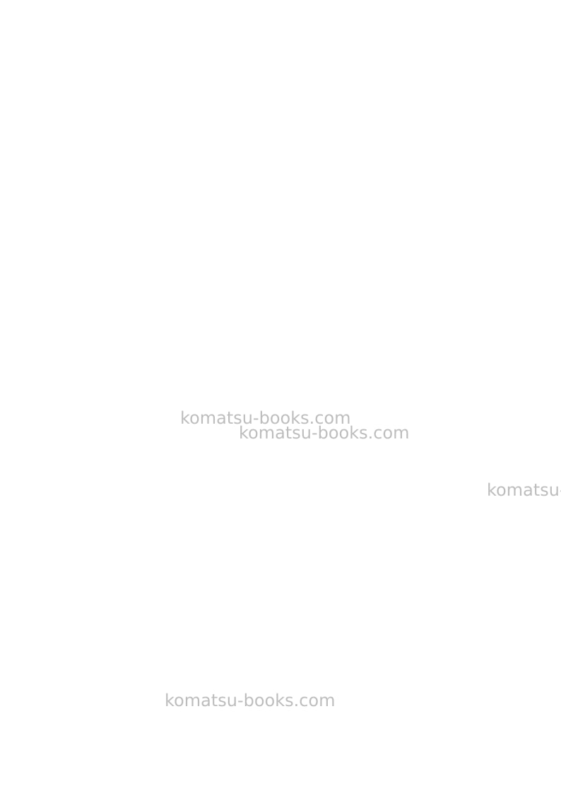Komatsu d375a-6jpn--40c degree for cis Repair & maintenance cover Page 2