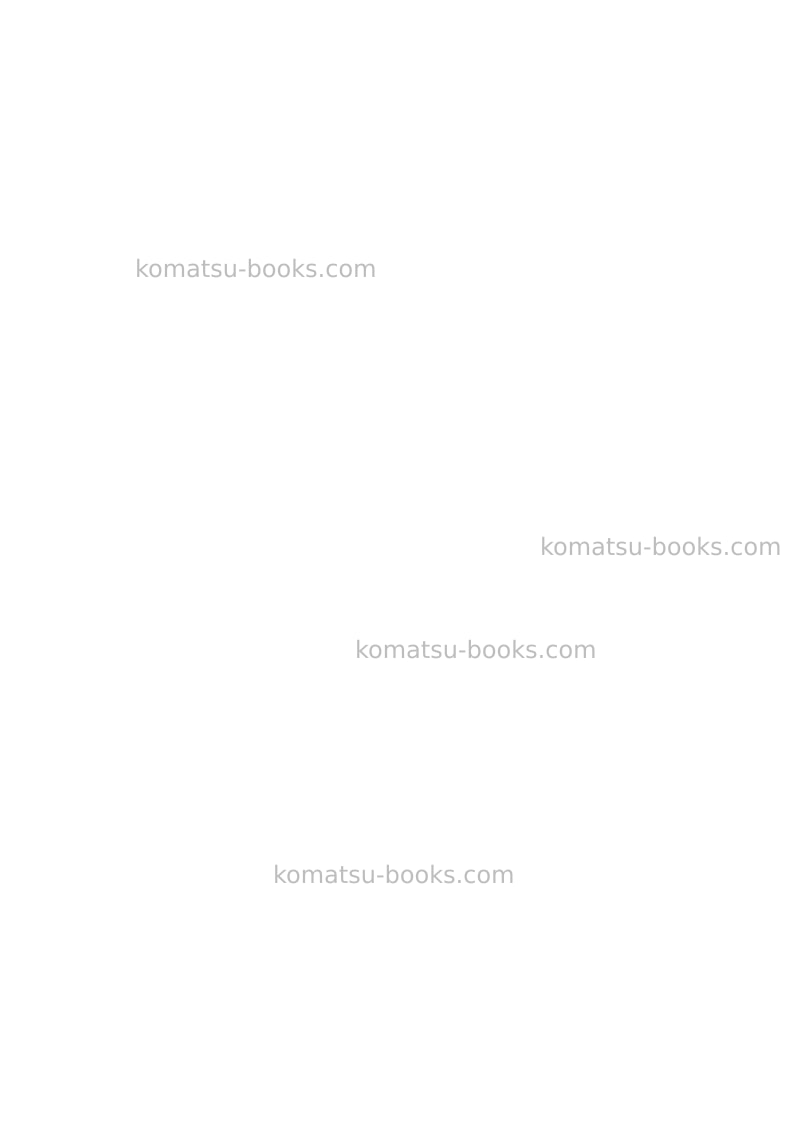 Komatsu hm400-3jpn-m0, for kal Repair & maintenance cover Page 2