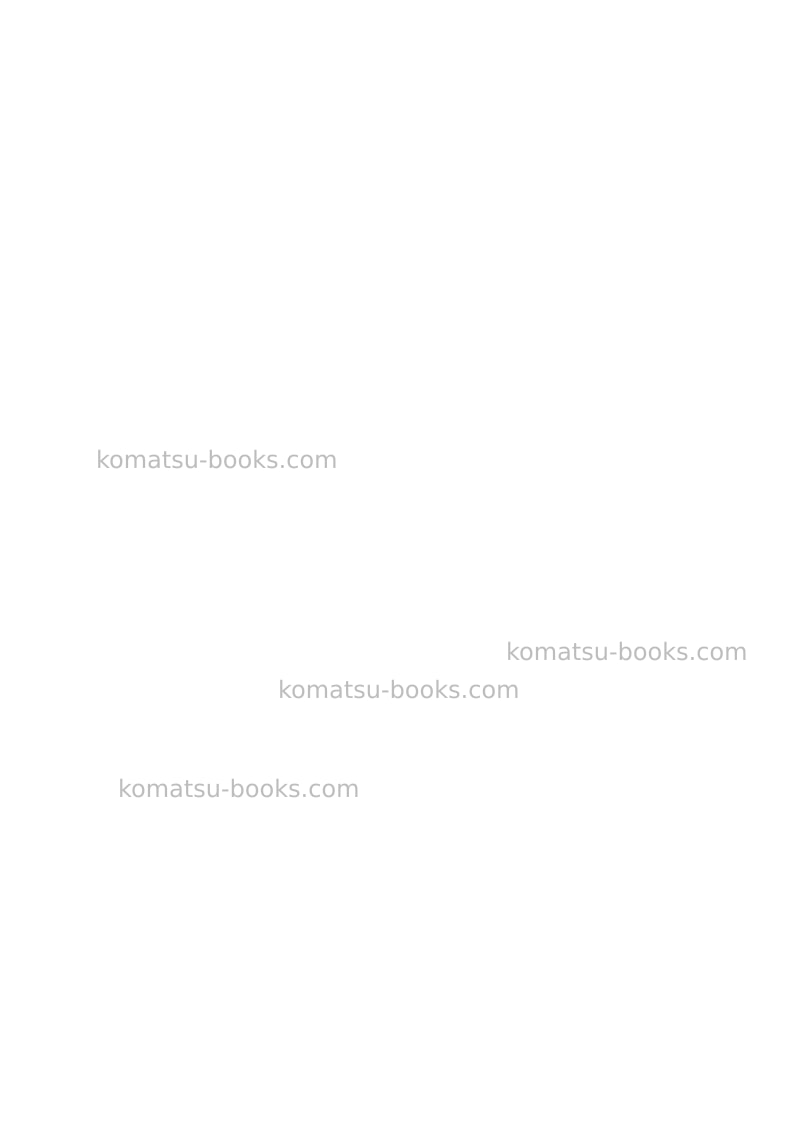 Komatsu hm400-5jpn Repair & maintenance cover Page 2 Komatsu hm400-5jpn Repair & maintenance cover Page 2