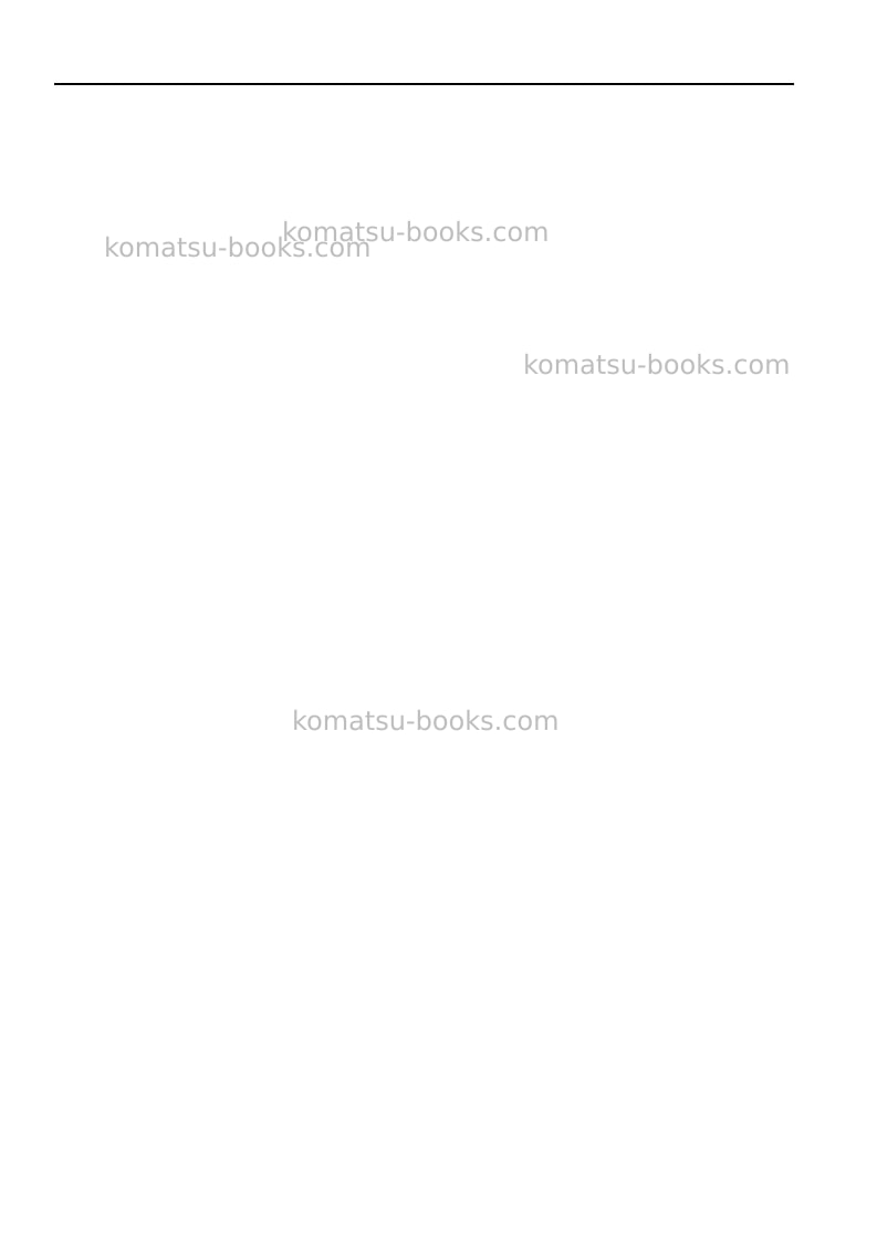 Komatsu pc4000-6deu Reparo e manutenção capa Página 2 Komatsu pc4000-6deu Reparo e manutenção capa Página 2