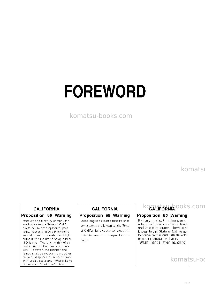 Komatsu d65wx-16jpn Operation manual cover Page 2 Komatsu d65wx-16jpn Operation manual cover Page 2