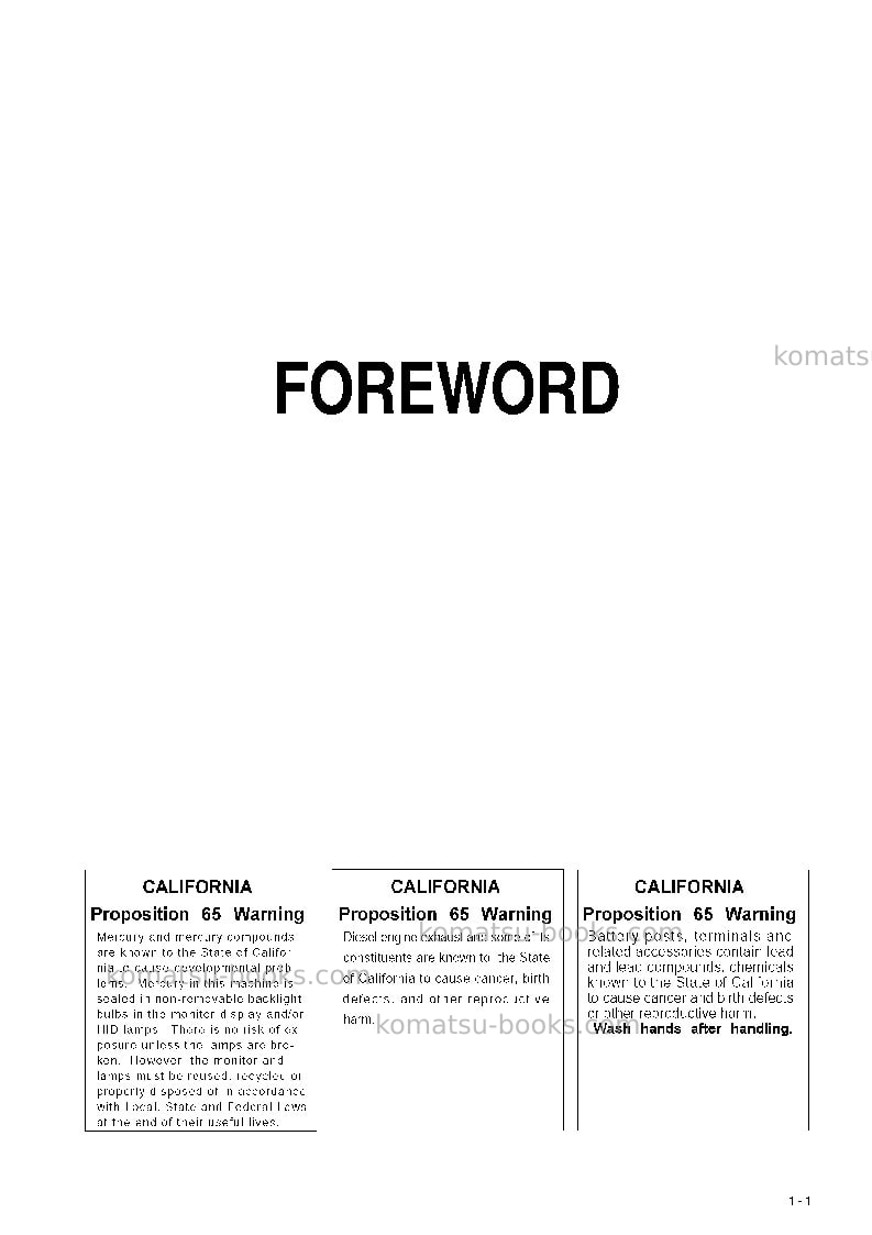Komatsu pc88mr-8jpn Operation manual cover Page 2 Komatsu pc88mr-8jpn Operation manual cover Page 2