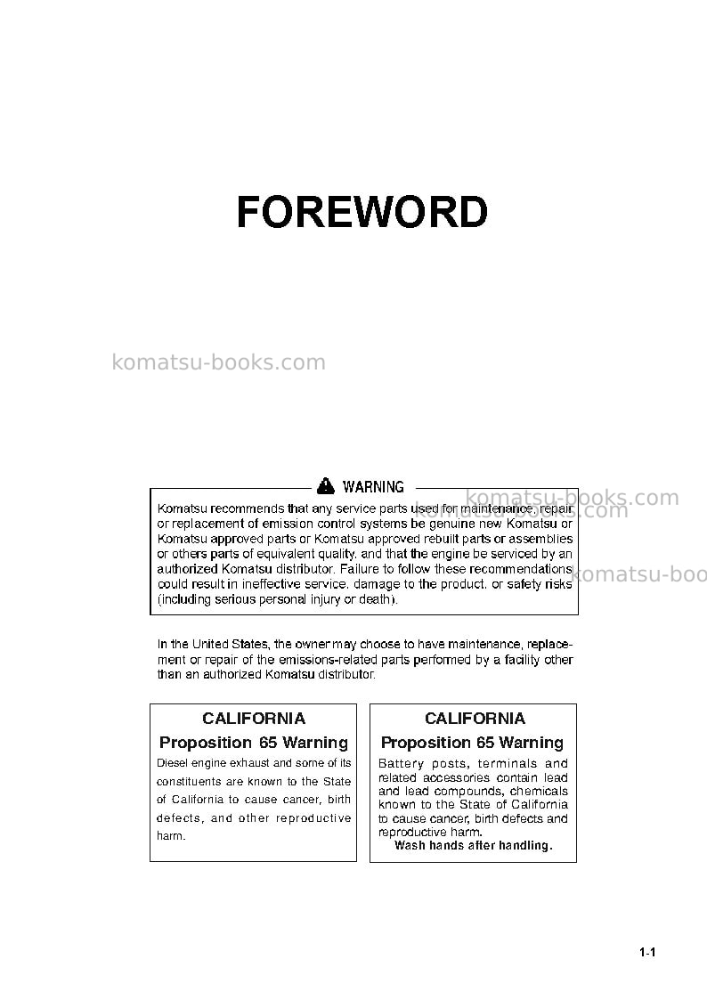 Komatsu d61px-24jpn Operation manual cover Page 2 Komatsu d61px-24jpn Operation manual cover Page 2