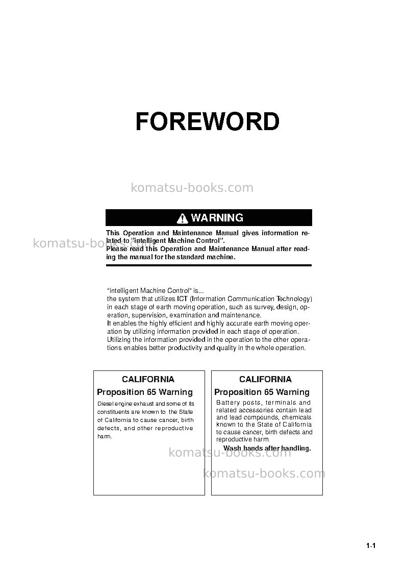Komatsu d39pxi-24jpn Operation manual cover Page 2 Komatsu d39pxi-24jpn Operation manual cover Page 2