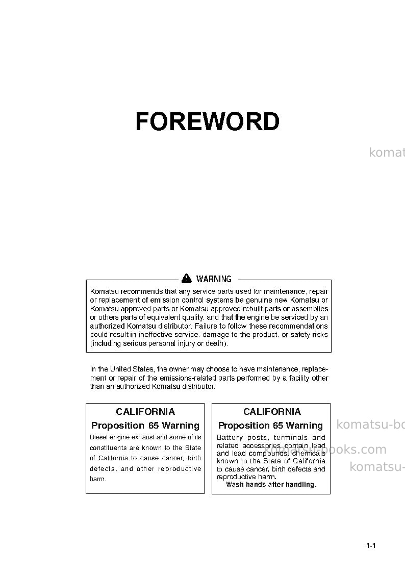 Komatsu d65px-18jpn Operation manual cover Page 2 Komatsu d65px-18jpn Operation manual cover Page 2