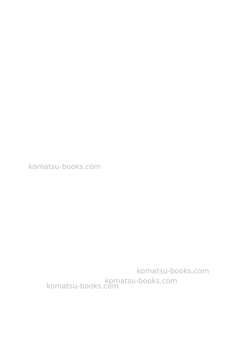 Komatsu d37px-24jpn Operation manual cover Page 2 Komatsu d37px-24jpn Operation manual cover Page 2
