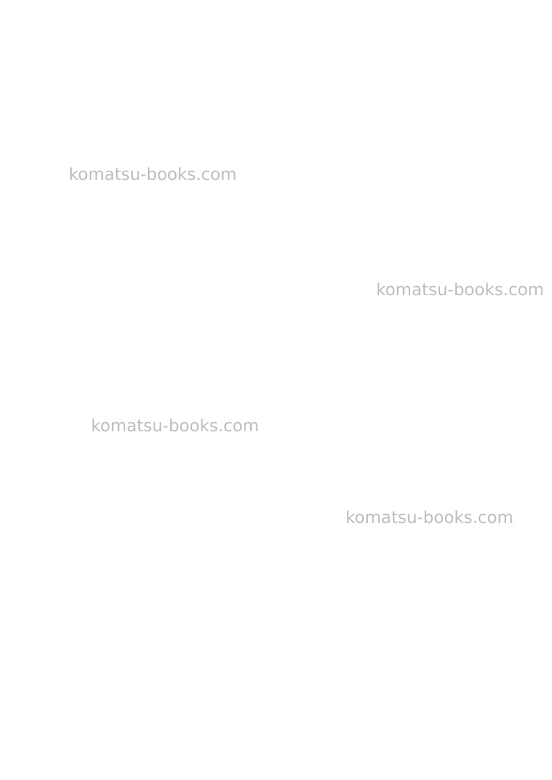 Komatsu gd655-7jpn-for n. america Operation manual cover Page 2