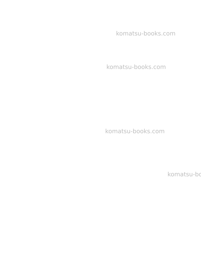 Komatsu hd325-6jpn Manuel d'utilisation couverture Page 2