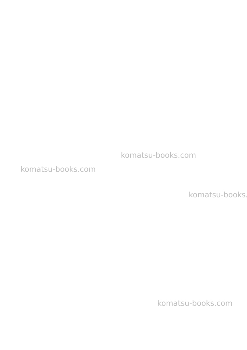 Komatsu pw150es-6gbr-k Operation manual cover Page 2 Komatsu pw150es-6gbr-k Operation manual cover Page 2