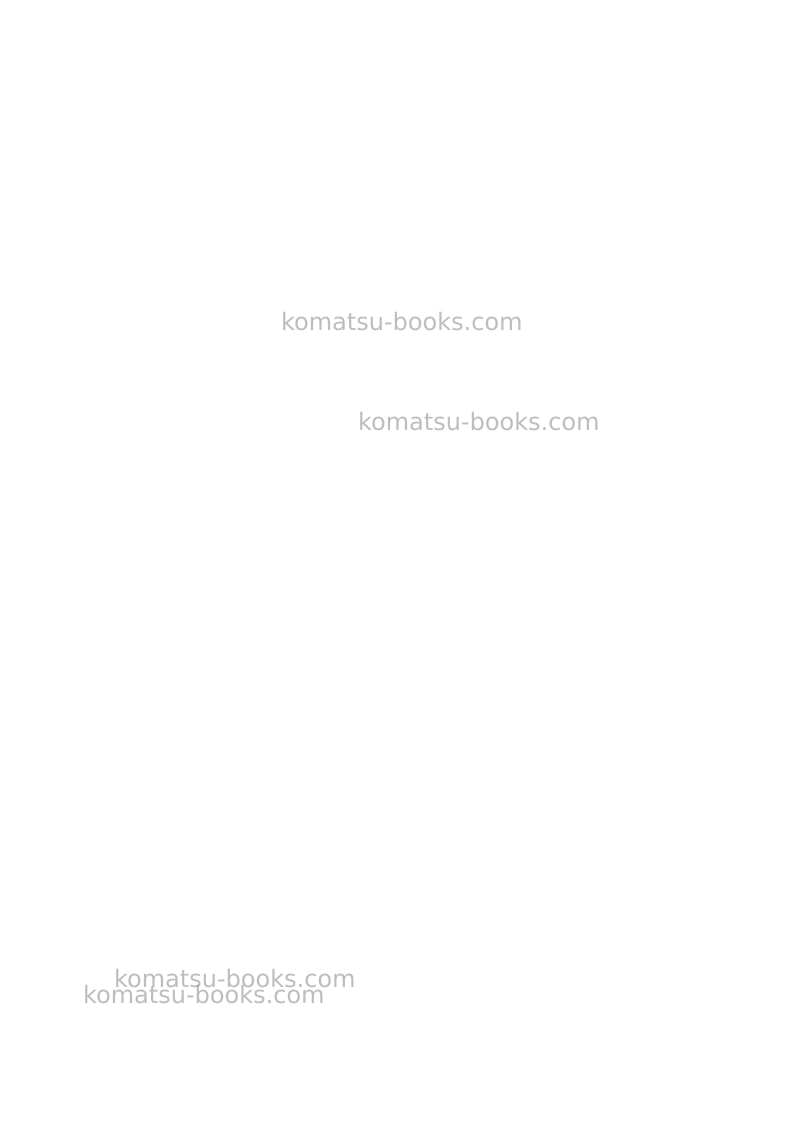 Komatsu pc210-7gbr-k Operation manual cover Page 2 Komatsu pc210-7gbr-k Operation manual cover Page 2