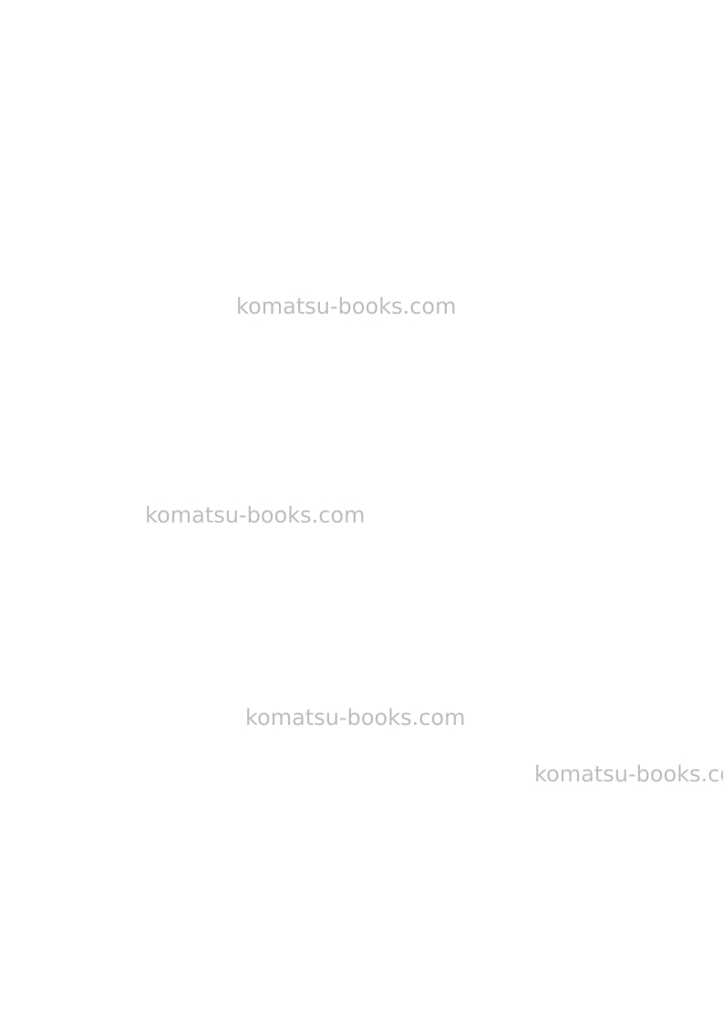 Komatsu pc750lc-7gbr-k Operation manual cover Page 2 Komatsu pc750lc-7gbr-k Operation manual cover Page 2