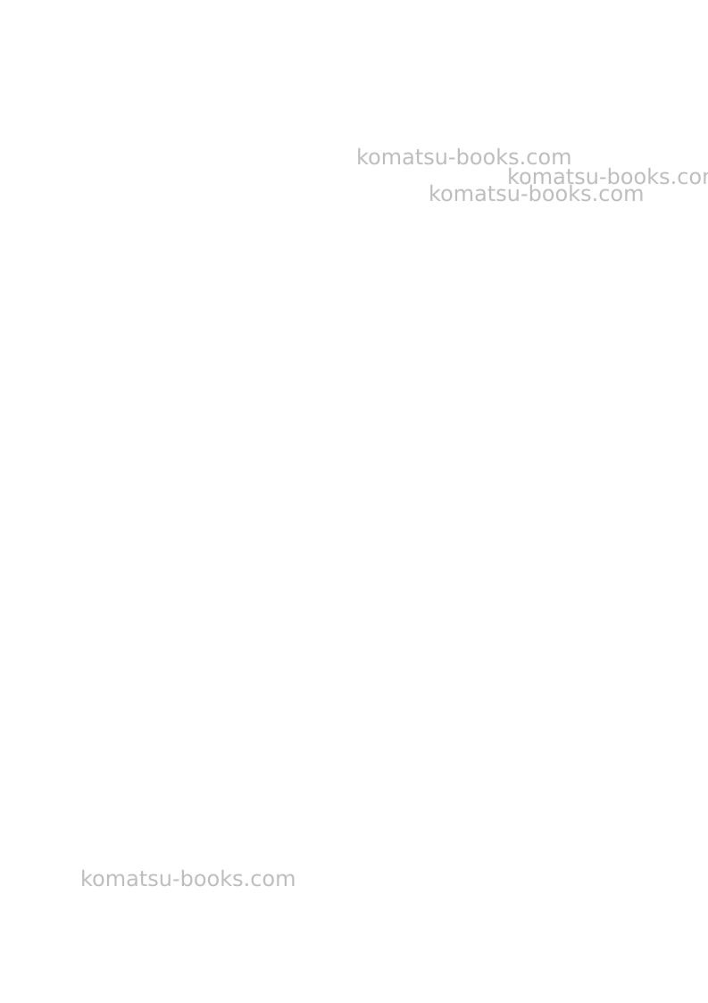 Komatsu pc210nlc-8gbr Operation manual cover Page 2 Komatsu pc210nlc-8gbr Operation manual cover Page 2