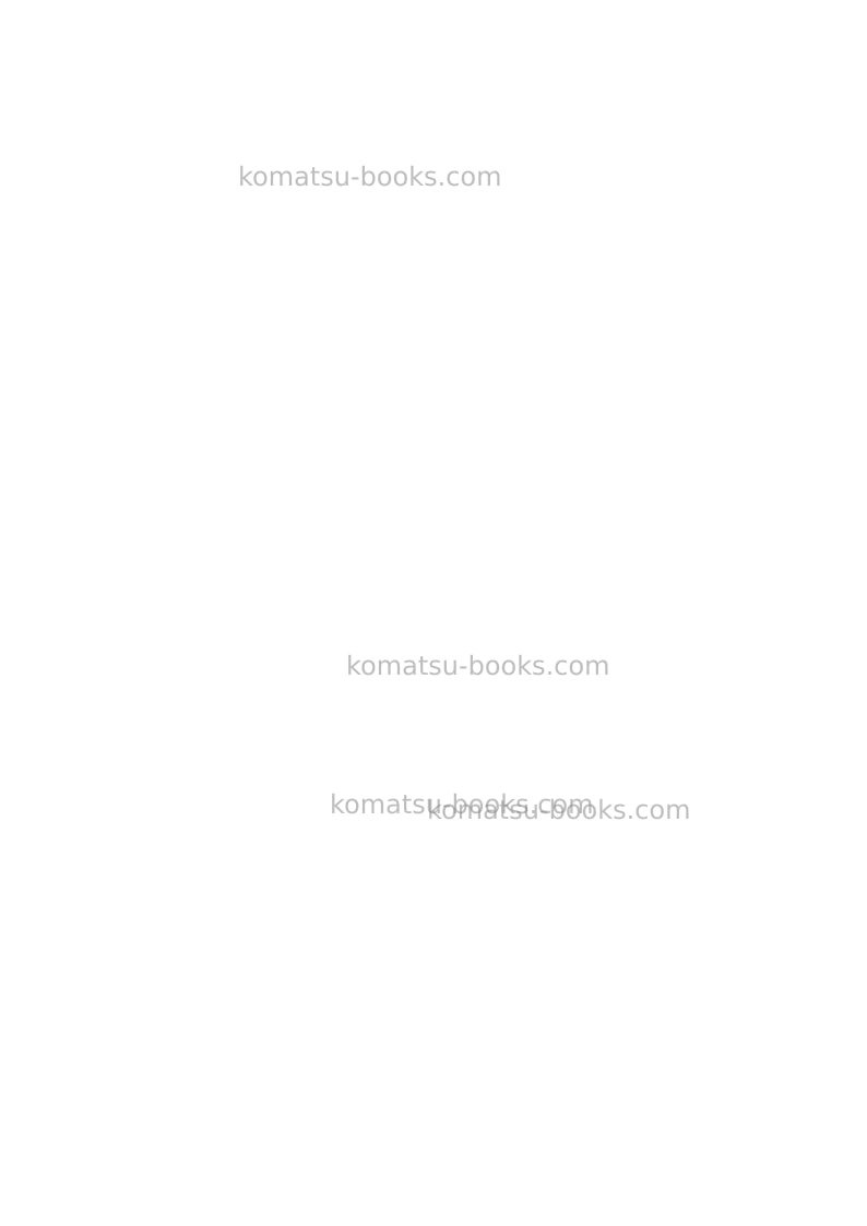 Komatsu pc600lc-8gbr Operation manual cover Page 2