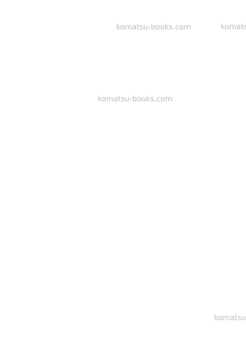 Komatsu pc800lc-8gbr-high reach demolition Operation manual cover Page 2