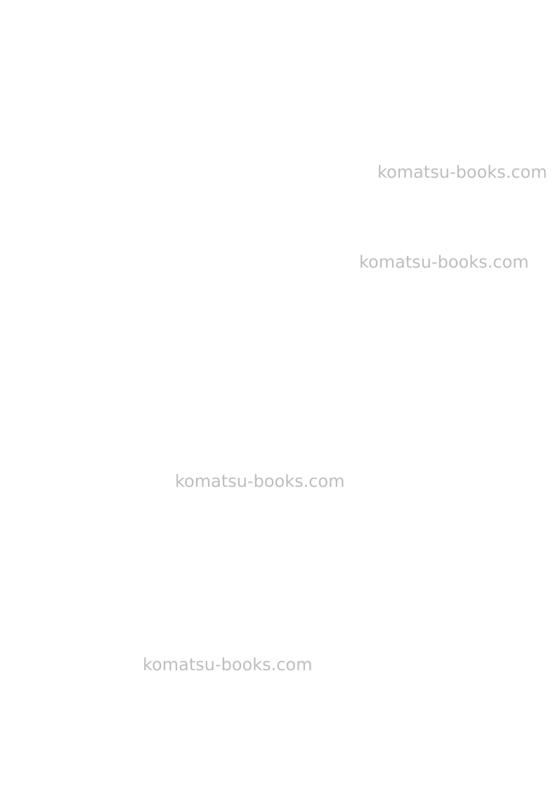 Komatsu pc290lc-11gbr-demolition Operation manual cover Page 2