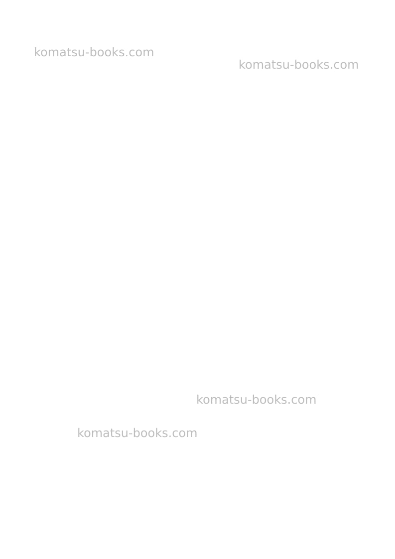 Komatsu hb215lc-2gbr Operation manual cover Page 2 Komatsu hb215lc-2gbr Operation manual cover Page 2
