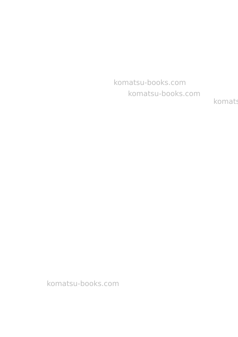 Komatsu wa80m-7deu Betriebsanleitung Titelseite Seite 2