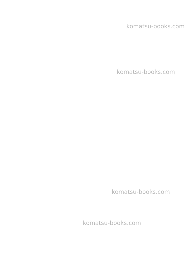 Komatsu wa95-3deu-30km options Operation manual cover Page 2 Komatsu wa95-3deu-30km options Operation manual cover Page 2