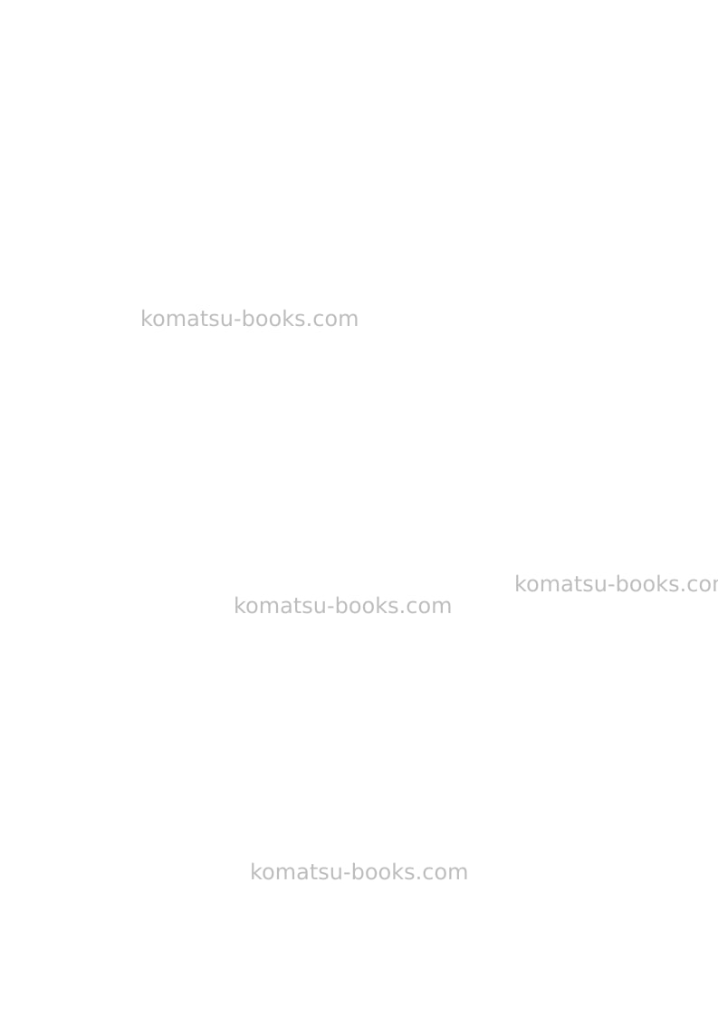 Komatsu wa250pt-5deu-h Operation manual cover Page 2 Komatsu wa250pt-5deu-h Operation manual cover Page 2