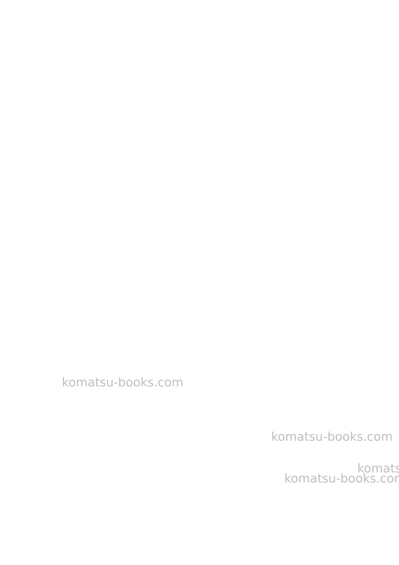 Komatsu wa380-3deu-h Operation manual cover Page 2 Komatsu wa380-3deu-h Operation manual cover Page 2