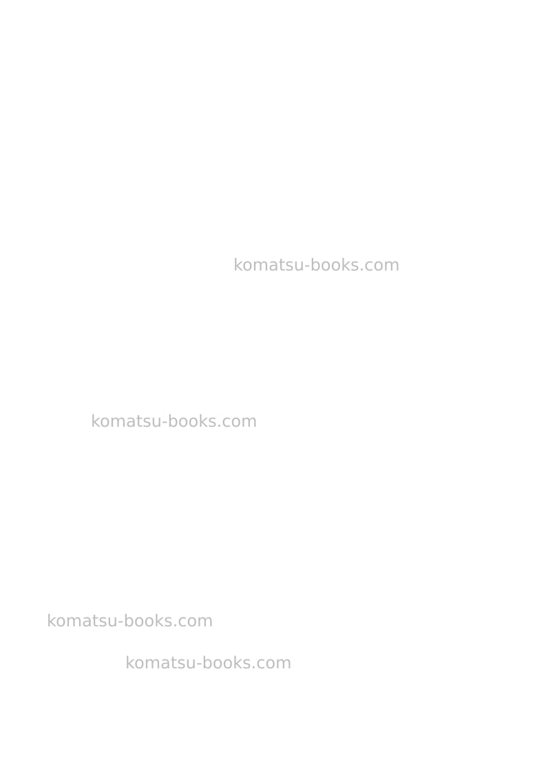 Komatsu wa470-3deu-h Operation manual cover Page 2 Komatsu wa470-3deu-h Operation manual cover Page 2