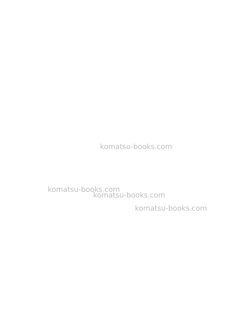 Komatsu wa470-8deu Operation manual cover Page 2 Komatsu wa470-8deu Operation manual cover Page 2