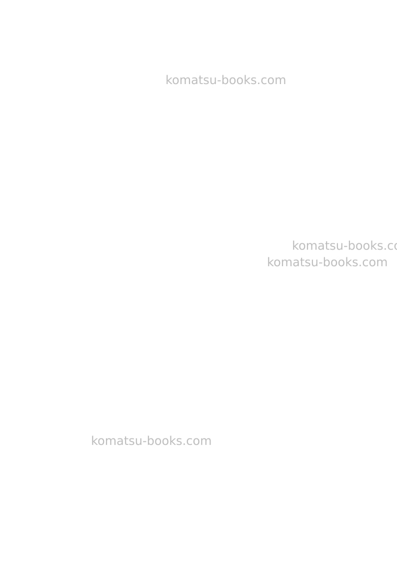 Komatsu hd605-7deu-tier3 Operation manual cover Page 2