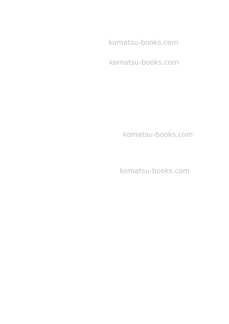Komatsu wh609-1ita-tier 3 Operation manual cover Page 2 Komatsu wh609-1ita-tier 3 Operation manual cover Page 2