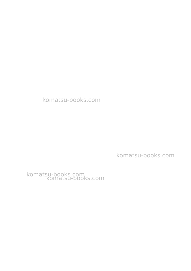 Komatsu sk510-5ita Operation manual cover Page 2