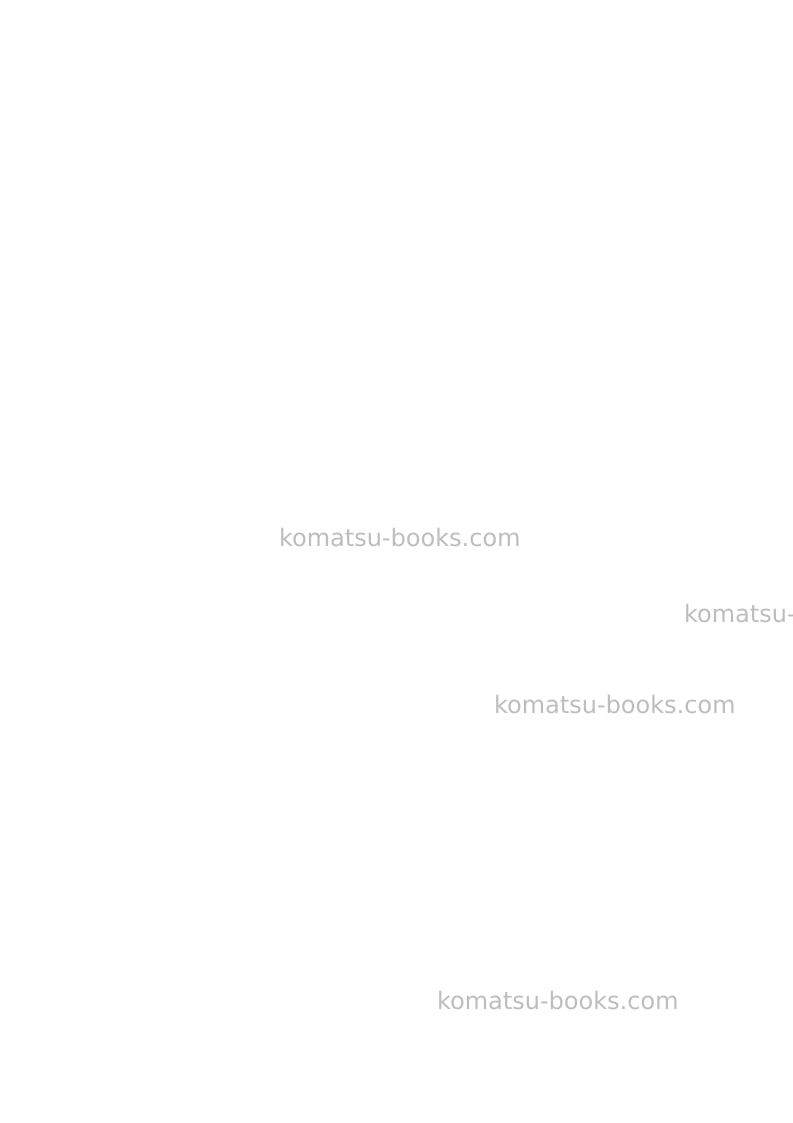 Komatsu sk714-5ita-/ Operation manual cover Page 2
