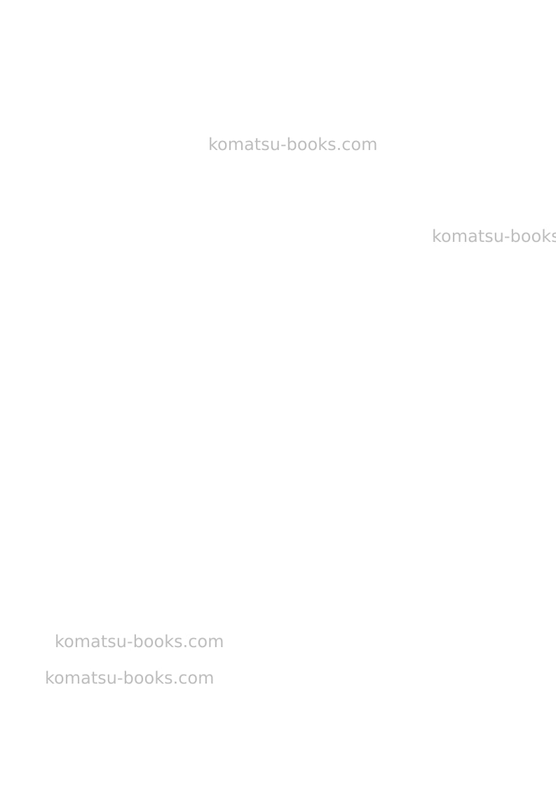 Komatsu sk714-5ita-/ Operation manual cover Page 2