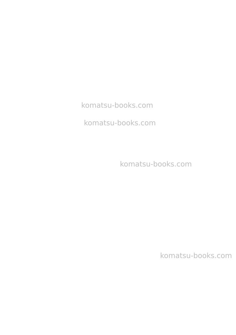 Komatsu ck30-1ita Operation manual cover Page 2 Komatsu ck30-1ita Operation manual cover Page 2