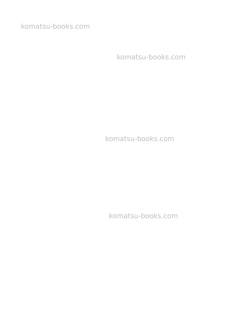 Komatsu pc26mr-3ita Operation manual cover Page 2