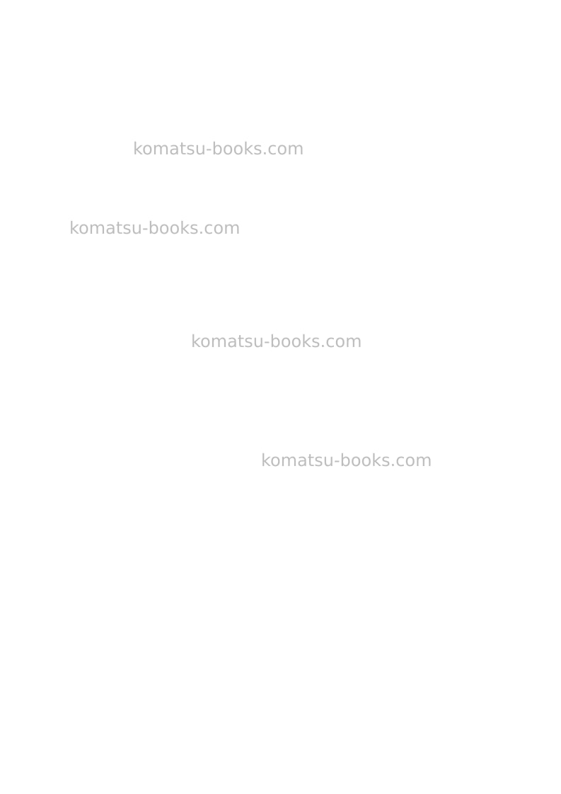 Komatsu sk714-5ita-/ Operation manual cover Page 2