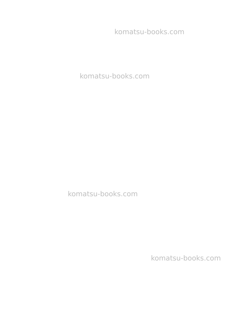 Komatsu pc26mr-3ita Operation manual cover Page 2