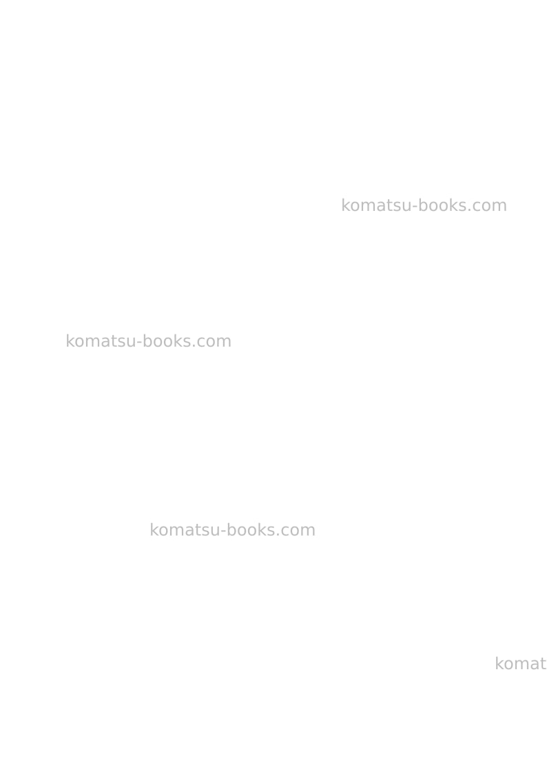 Komatsu pc55mr-3ita Operation manual cover Page 2