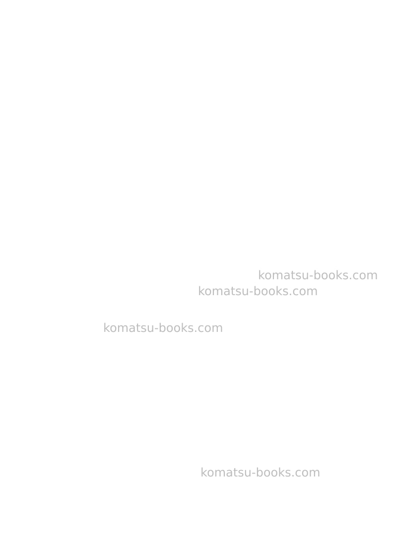 Komatsu wa200-5jpn Manual de operação capa Página 2