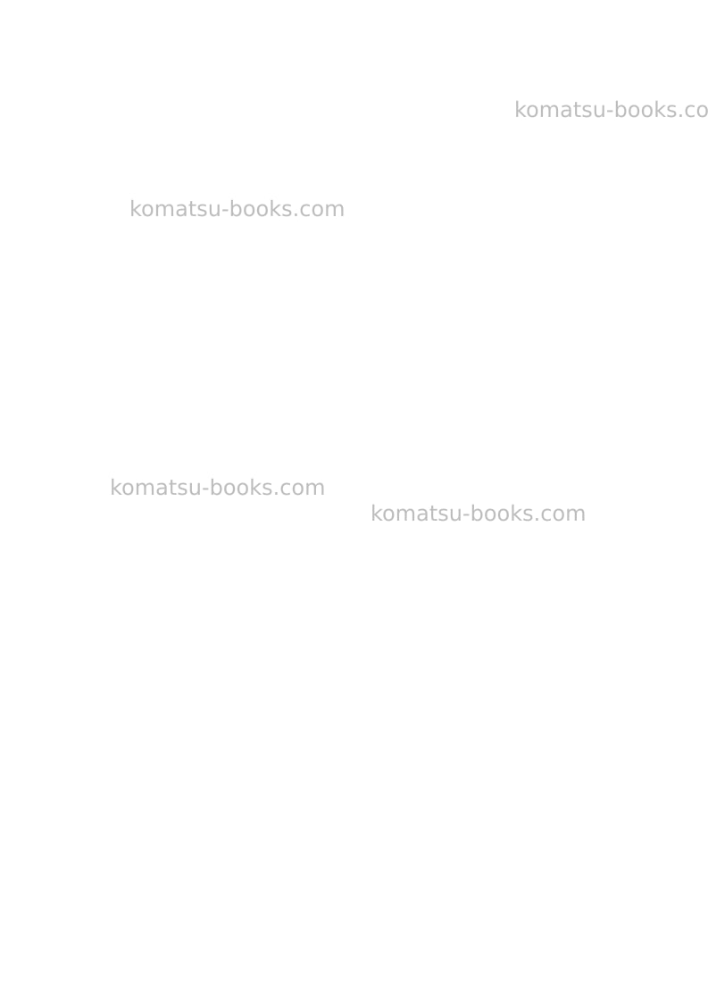 Komatsu wa470-5deu-h Operation manual cover Page 2
