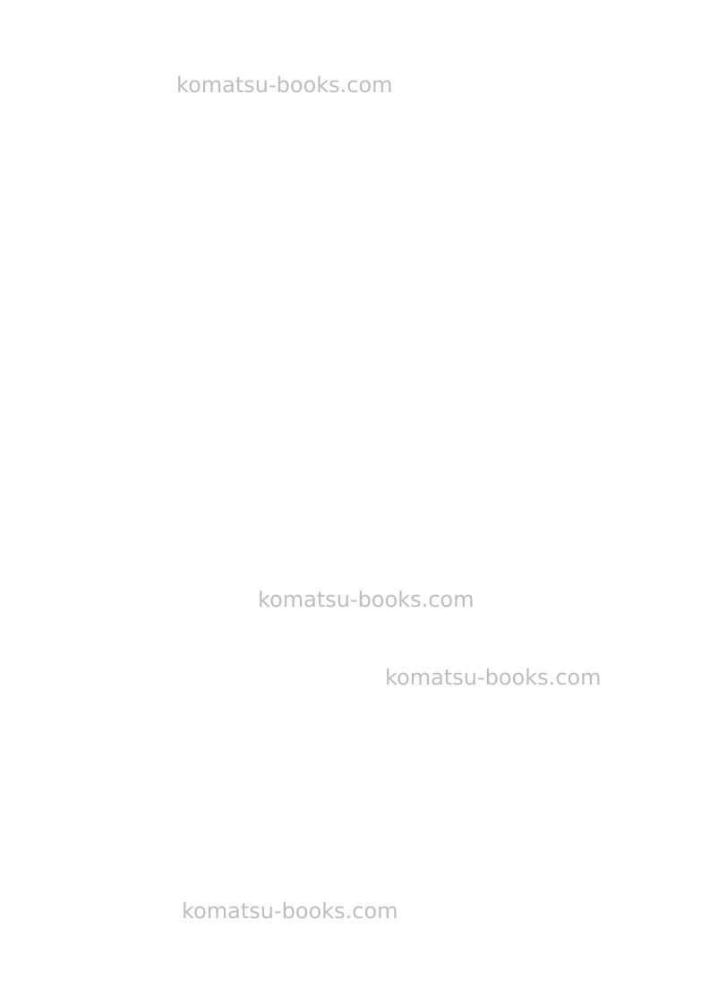 Komatsu ck20-1ita Operation manual cover Page 2 Komatsu ck20-1ita Operation manual cover Page 2