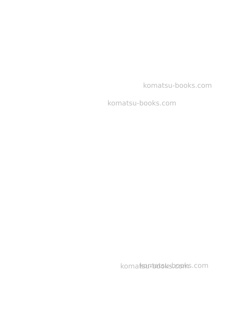 Komatsu ck30-1ita Operation manual cover Page 2 Komatsu ck30-1ita Operation manual cover Page 2