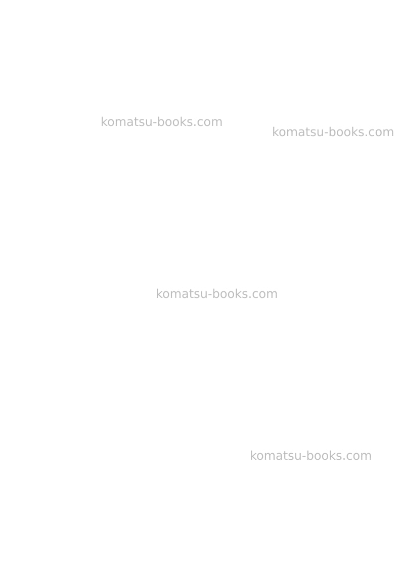 Komatsu ck35-1ita Operation manual cover Page 2 Komatsu ck35-1ita Operation manual cover Page 2