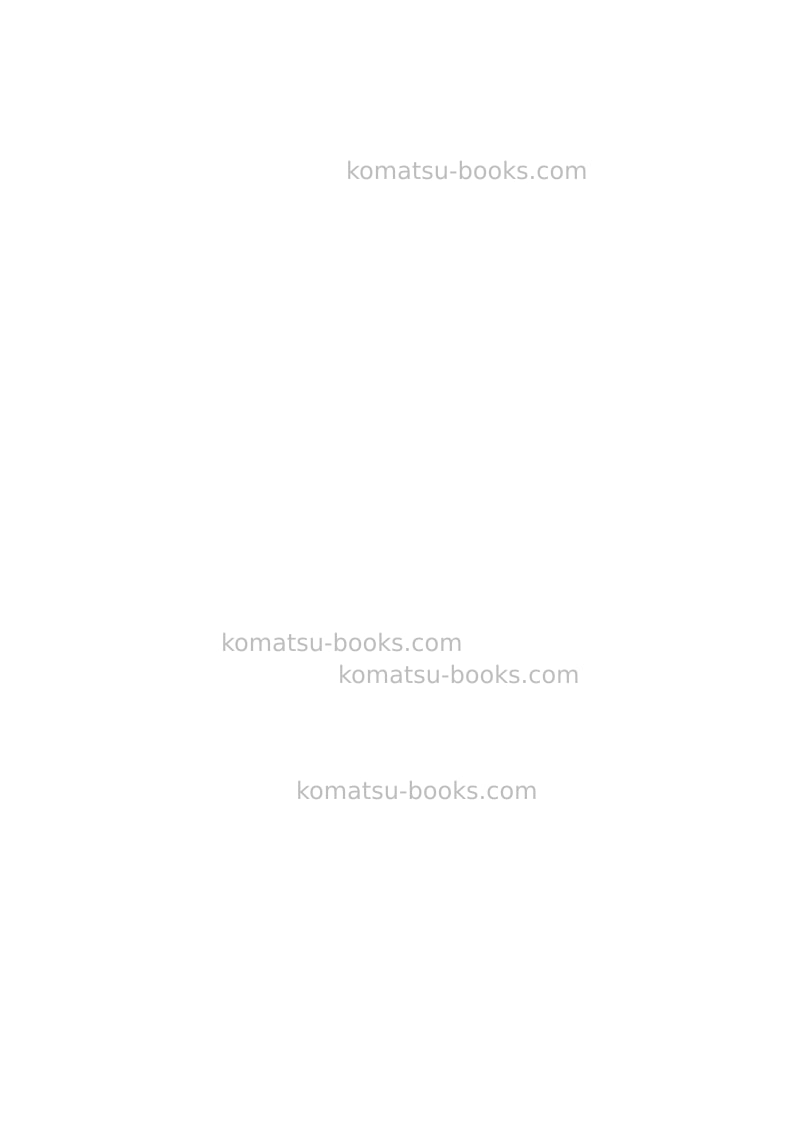 Komatsu ck35-1ita Operation manual cover Page 2 Komatsu ck35-1ita Operation manual cover Page 2